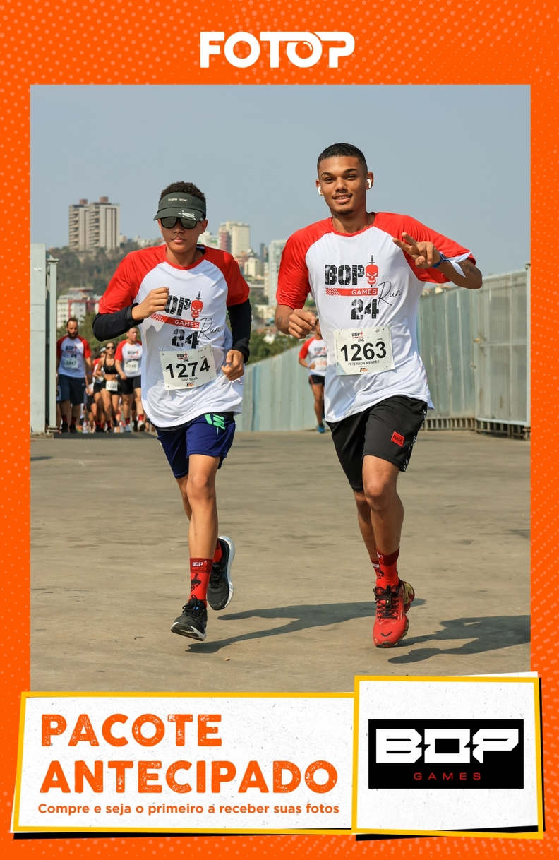 BOP GAMES RUN 2025 - PACOTES DE FOTOS ANTECIPADO