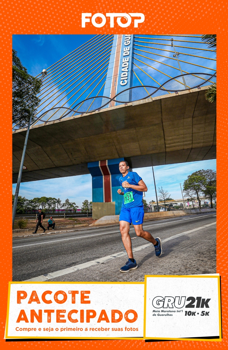  3 MEIA MARATONA INTERNACIONAL DE GUARULHOS - PACOTE DE FOTOS ANTECIPADO