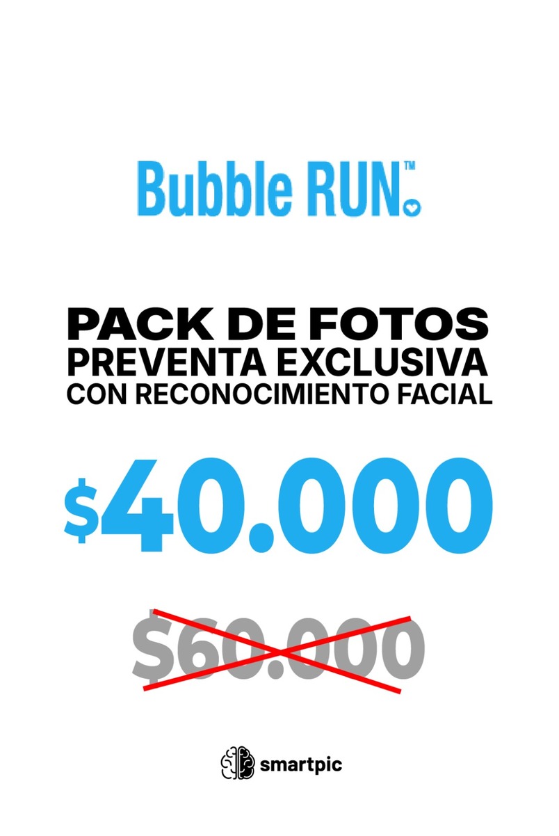  PACK DE FOTOS - Bubble Run