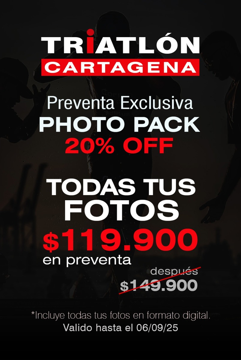       PACK DE FOTOS - Triatlon 5150 Cartagena 2025