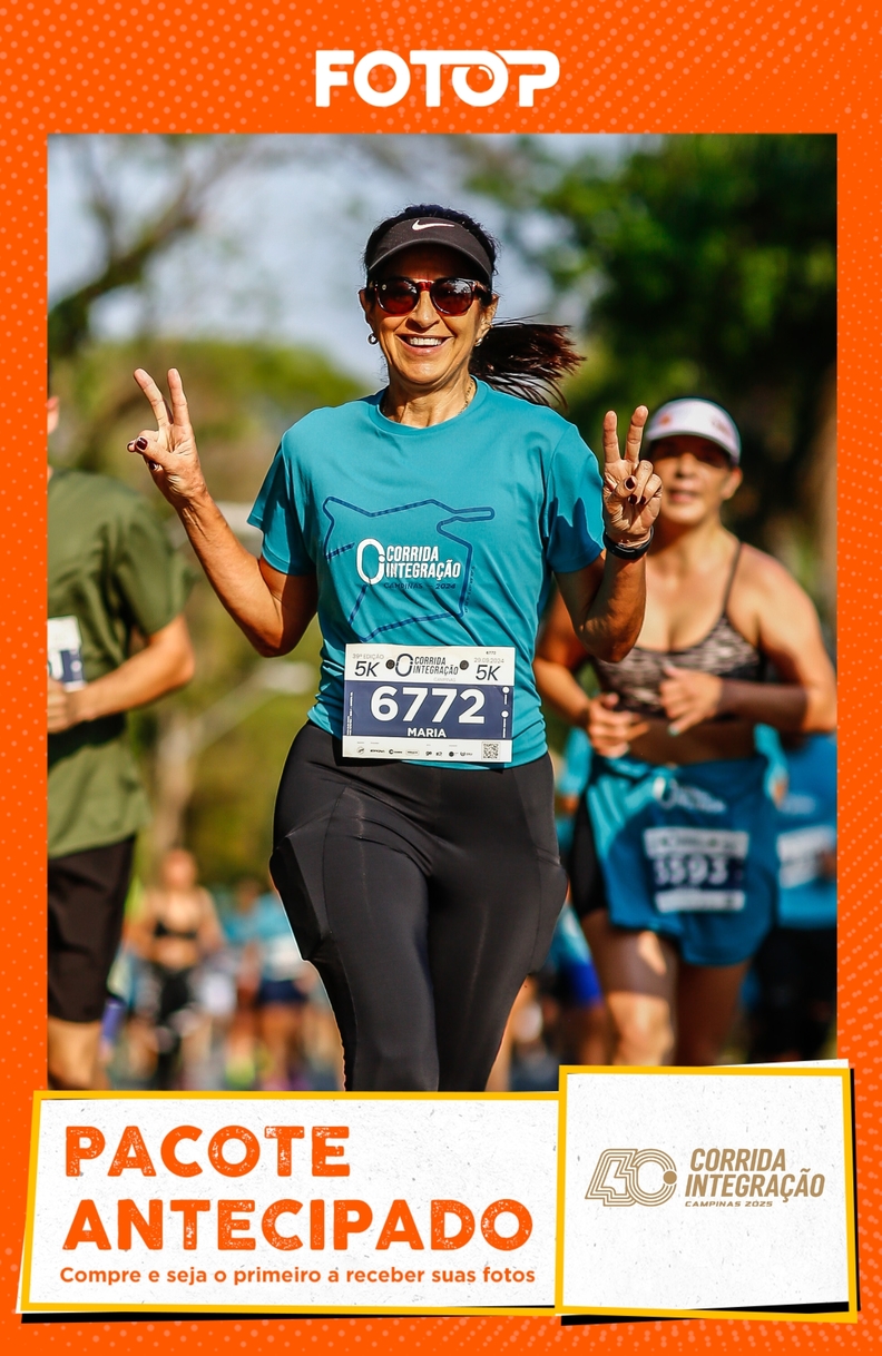 40 CORRIDA INTEGRAO CAMPINAS 5K - 2025 - PACOTE DE FOTOS ANTECIPADO