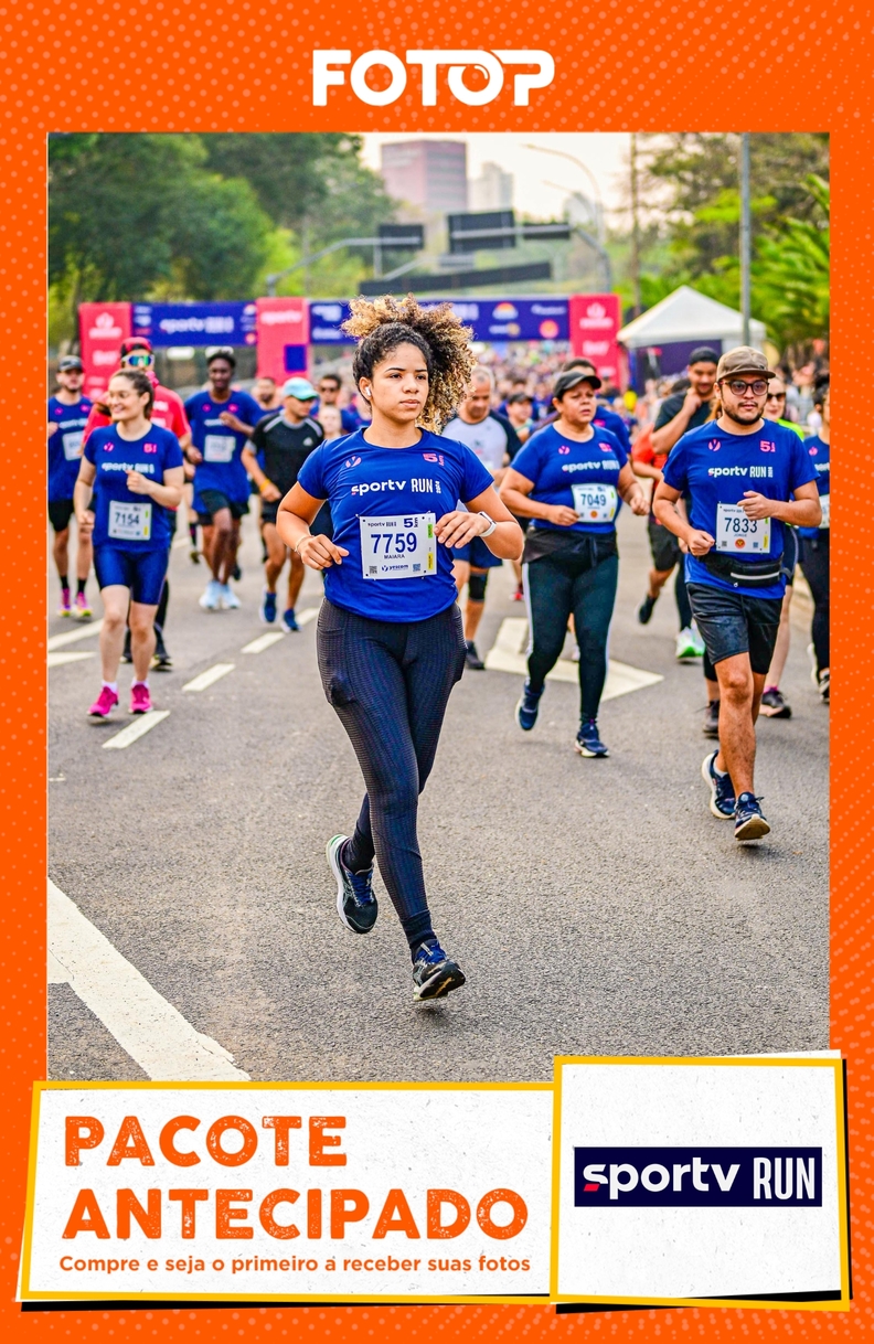  4 SPORTV RUN - PACOTE DE FOTOS ANTECIPADO