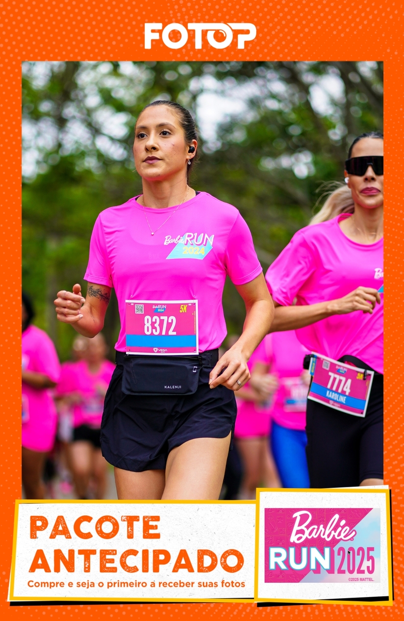 BARBIE RUN 2025 - ETAPA SO PAULO - PACOTE ANTECIPADO DE FOTOS