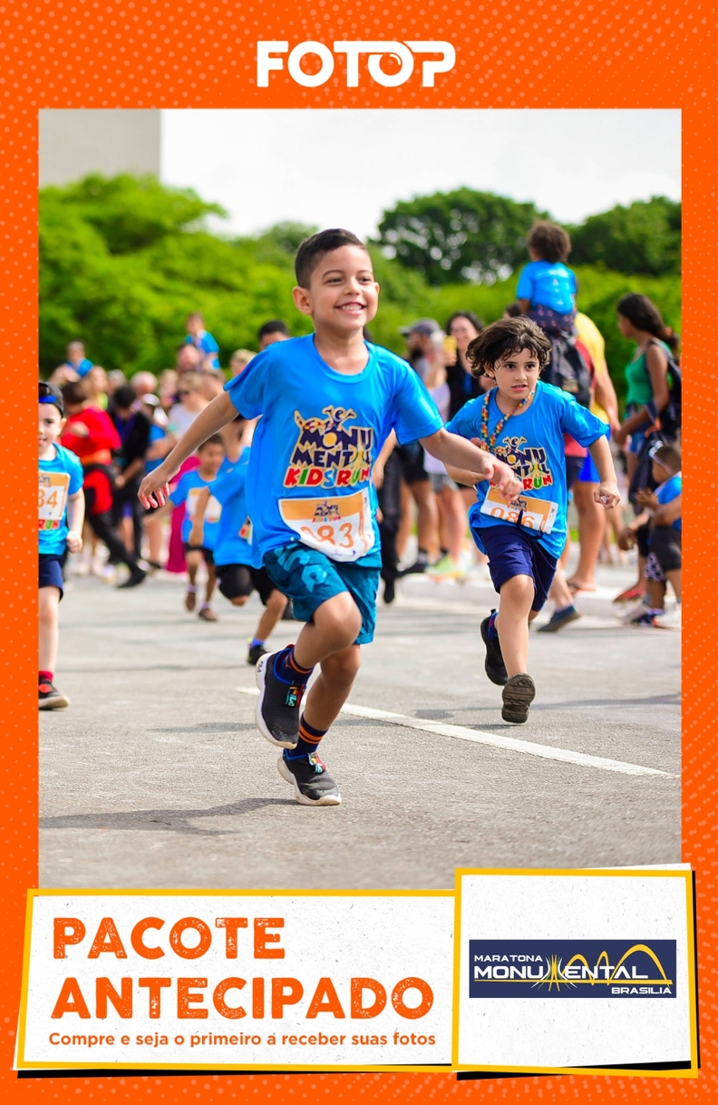 MARATONA MONUMENTAL DE BRASLIA 2025 - KIDS - PACOTE ANTECIPADO DE FOTOS