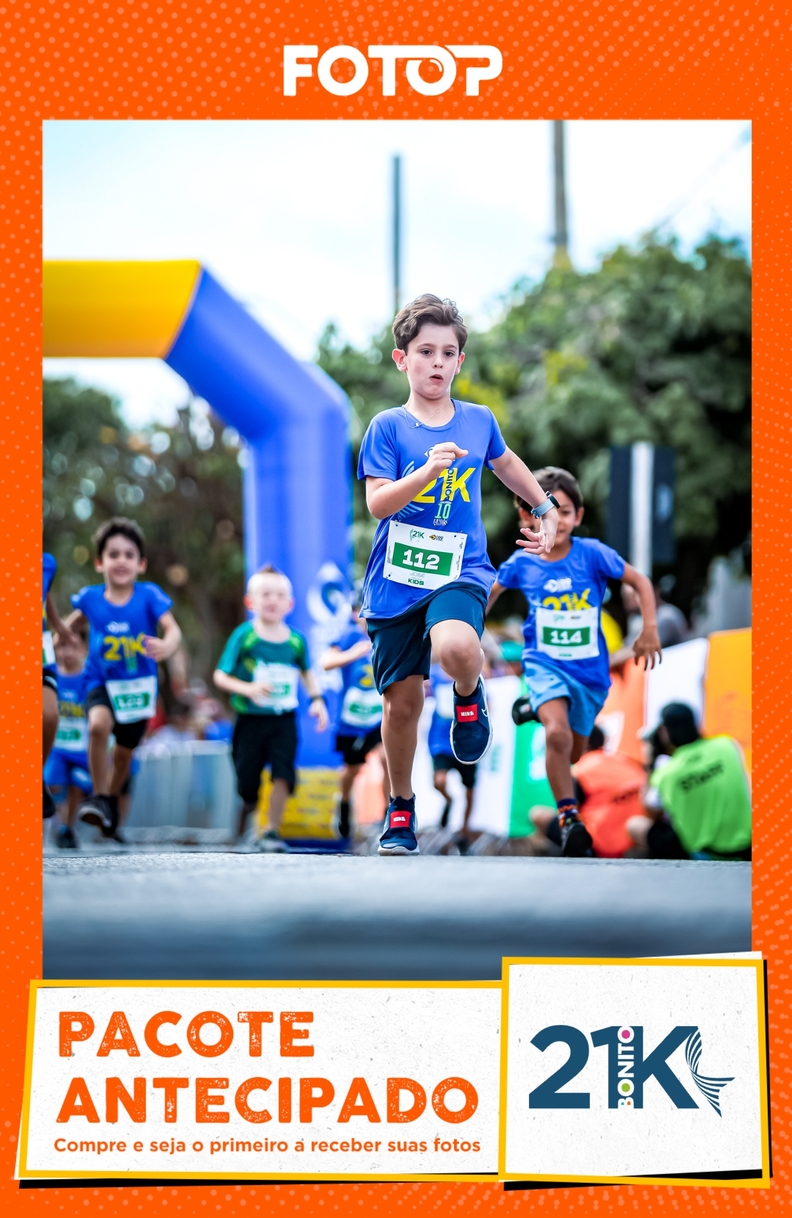 BONITO 21K - KIDS - PACOTE ANTECIPADO DE FOTOS
