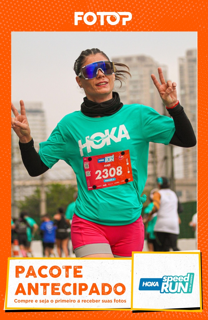   HOKA SPEED RUN 2025 - 7,5KM - RIO DE JANEIRO - PACOTE DE FOTOS ANTECIPACO