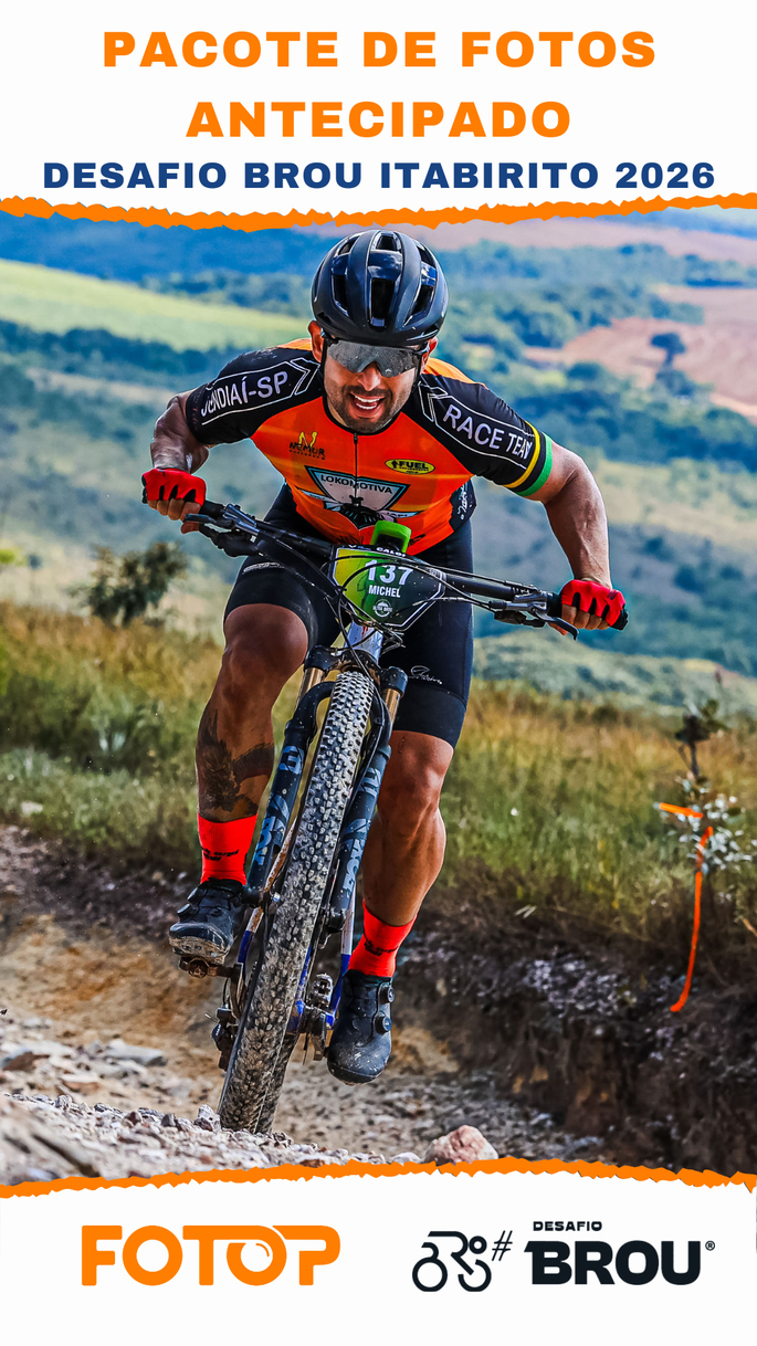 DESAFIO BROU ITABIRITO 2026 - MTB E GRAVEL - PACOTE DE FOTOS ANTECIPADO
