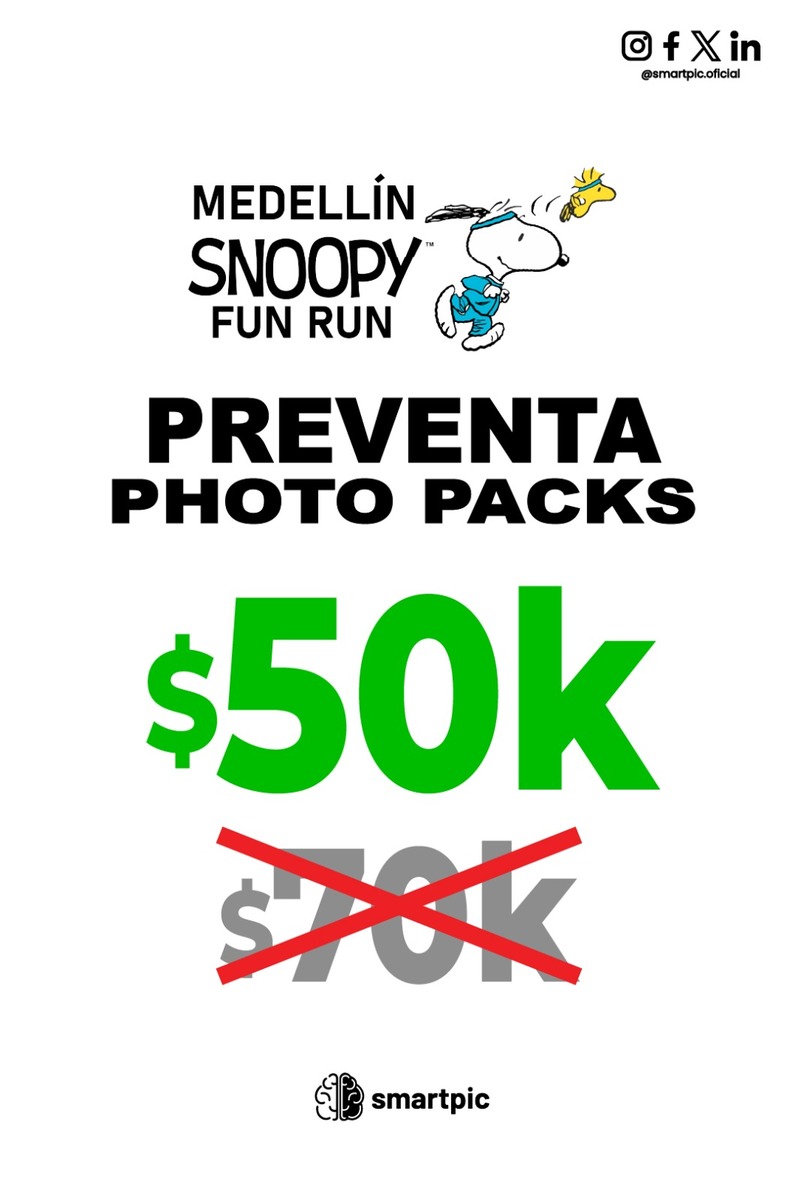  PHOTO PACKS - Snoopy Fun Run Medell�n