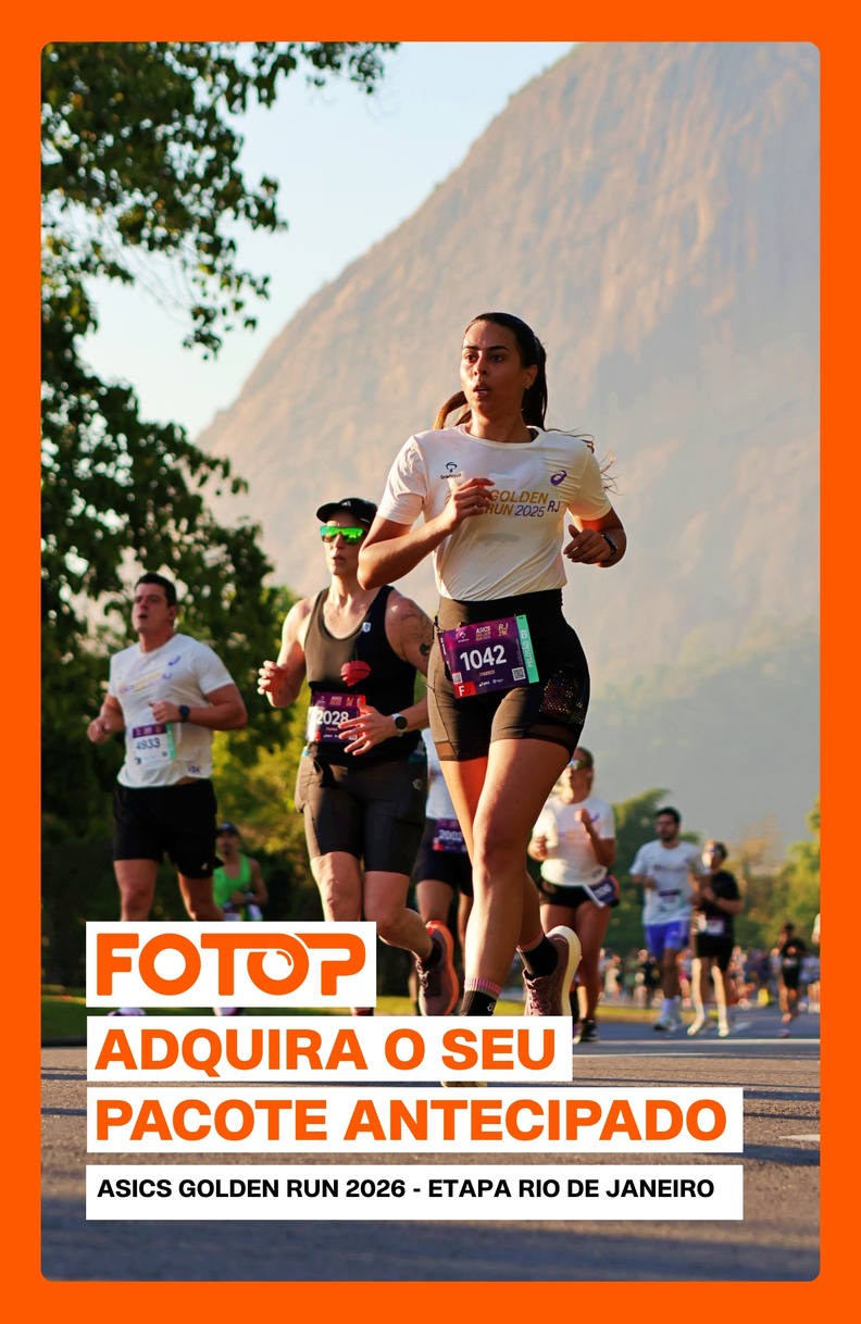  ASICS GOLDEN RUN 2026 - RIO DE JANEIRO 21k - PACOTE DE FOTOS ANTECIPADO