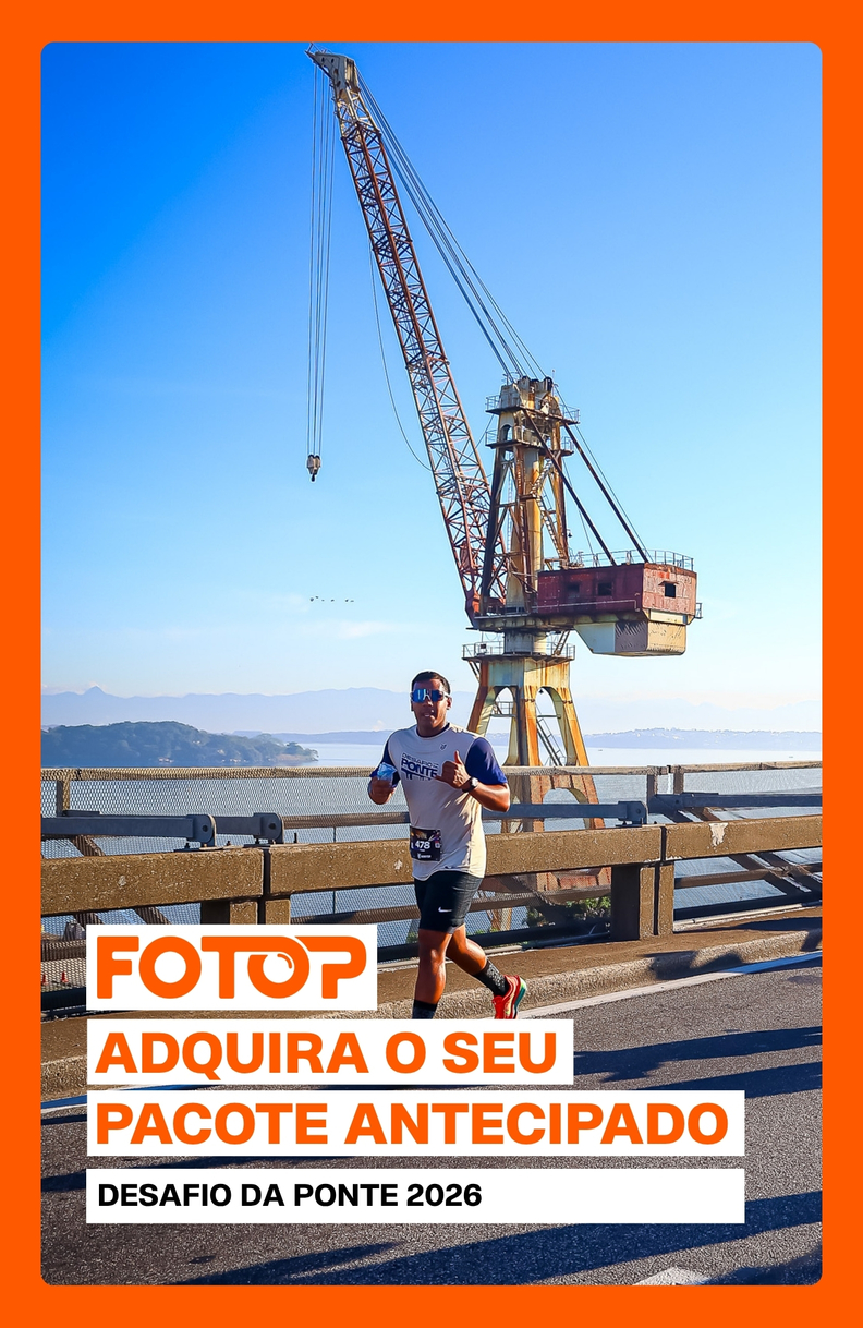  DESAFIO DA PONTE 2026 - PACOTE DE FOTOS ANTECIPADO
