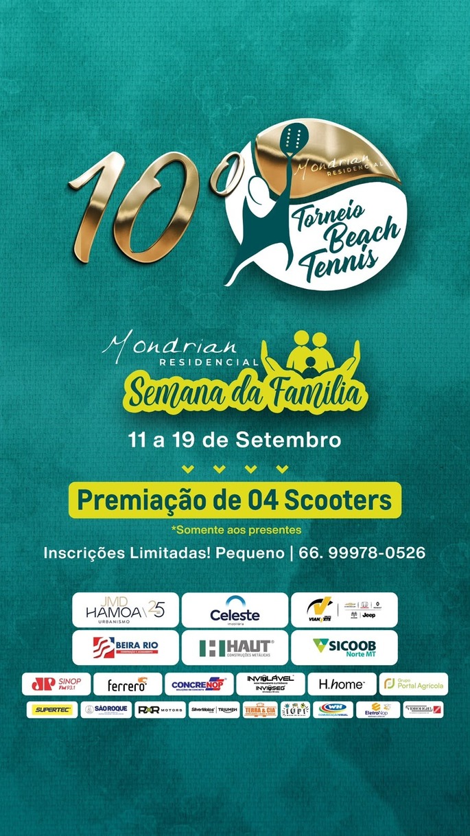 PACOTE DE FOTOS ANTECIPADO –  10º TORNEIO MONDRIAN RESIDENCIAL