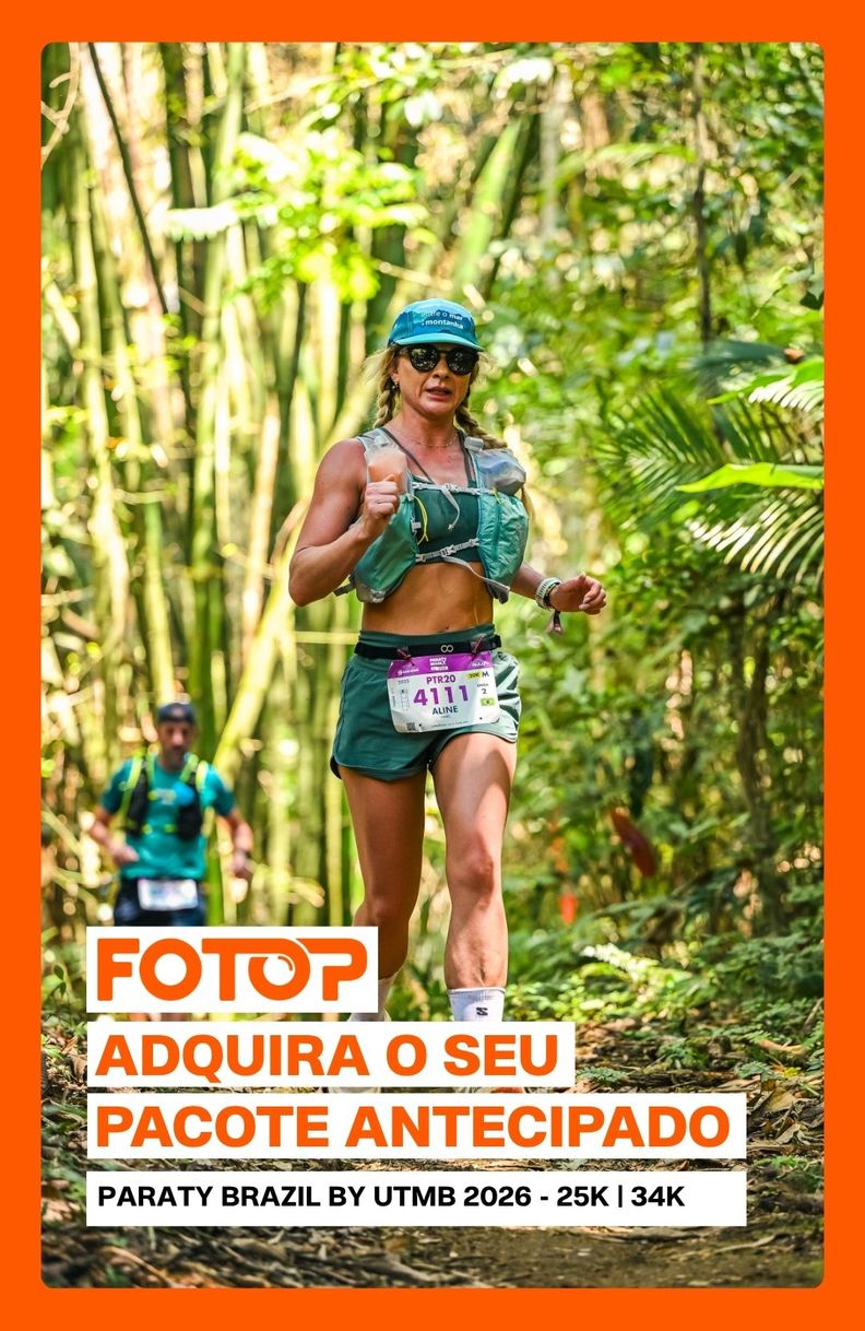 PARATY BRASIL BY UTMB 2026 - 25K E 34K - PACOTE DE FOTOS ANTECIPADO