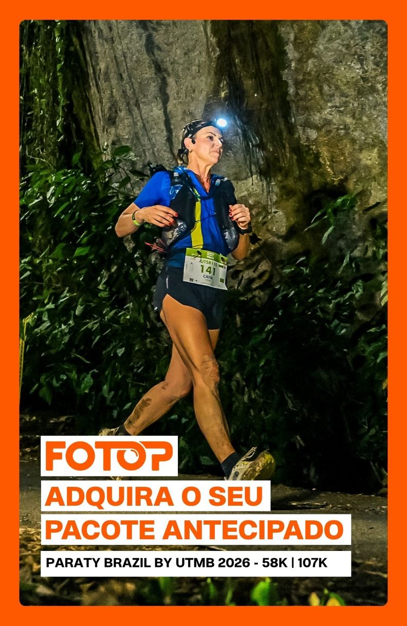 PARATY BRASIL BY UTMB 2026 - 58K E 108K - PACOTE DE FOTOS ANTECIPADO