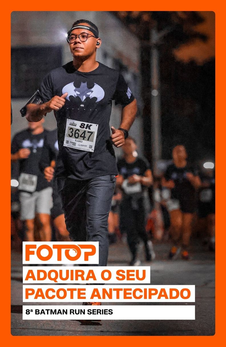  8ª BATMAN RUN SERIES - PACOTE DE FOTOS ANTECIPADO