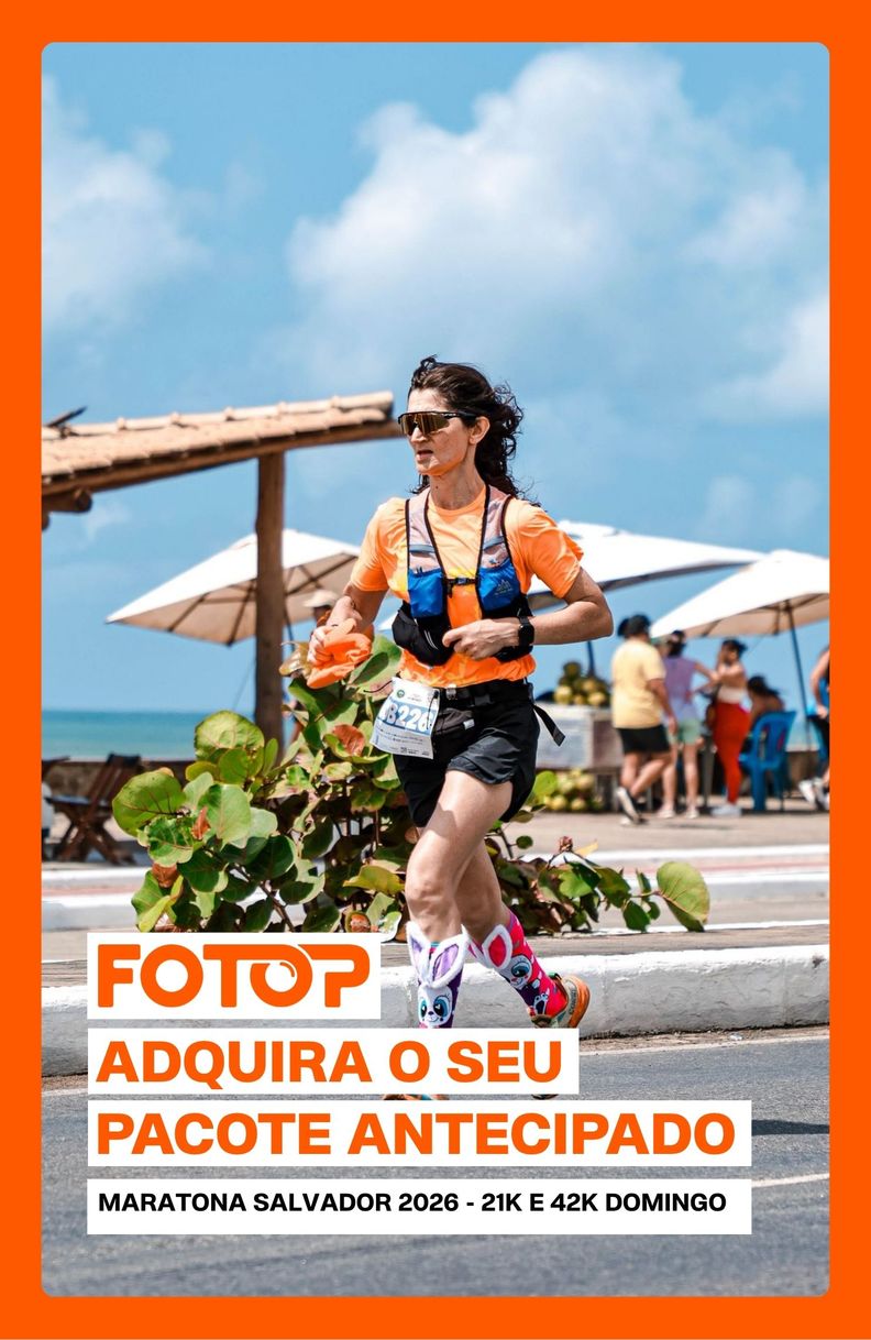   MARATONA SALVADOR 2026 - 21K E 42K DOMINGO - PACOTE DE FOTOS ANTECIPADO