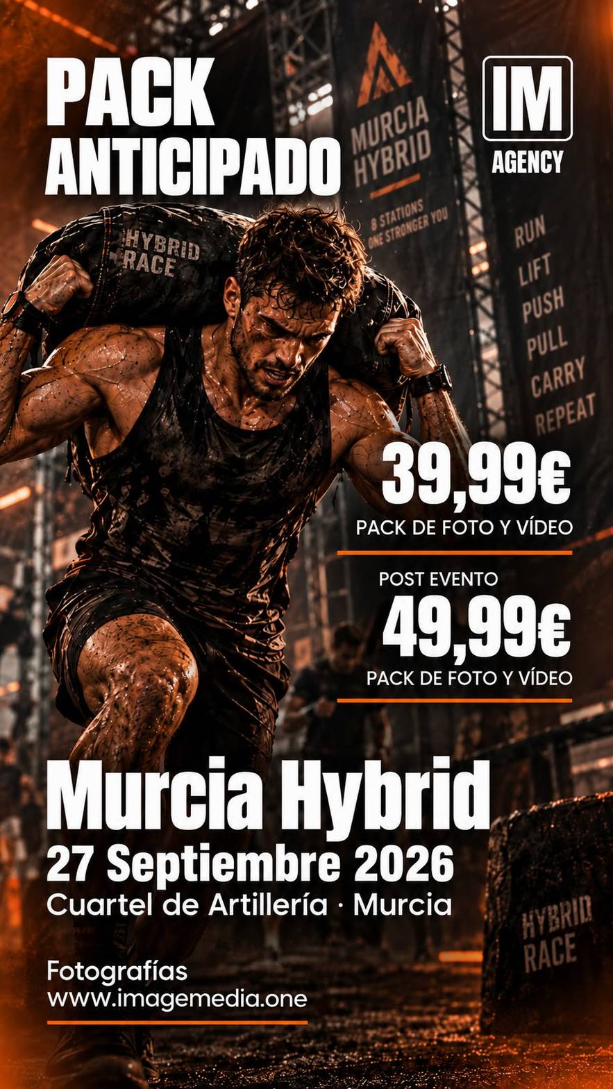  PACOTE DE FOTOS E VÍDEO - Murcia Hybrid 2026