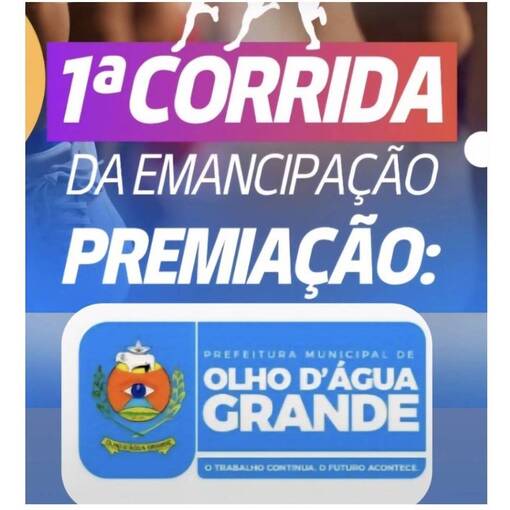 1° Corrida da Emancipação de Olho d'Agua Grande  no Fotop