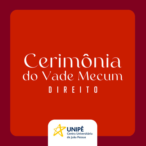 MANH | CERIMNIA DO VADE MECUM 2025.2 - DIREITO UNIP  sur Fotop